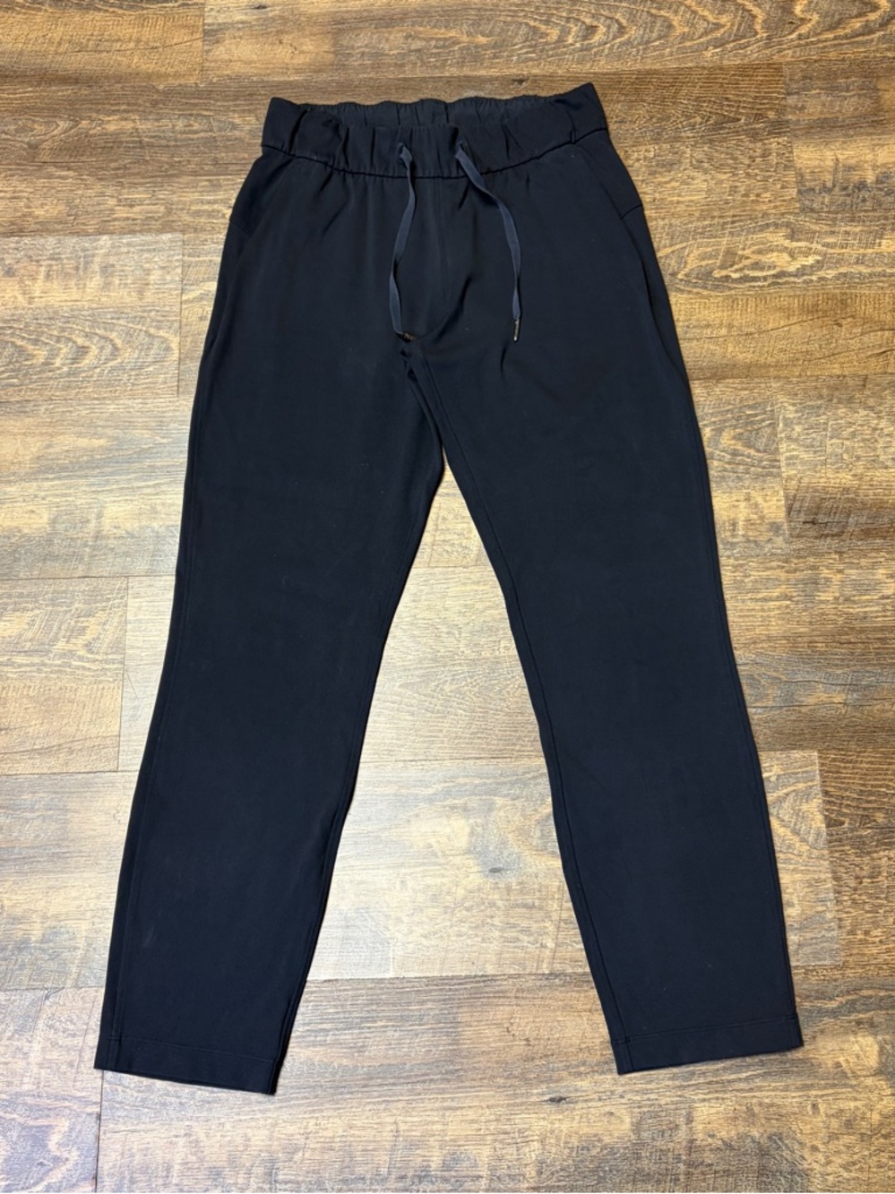 Lululemon On The Fly Ankle Pants 28" Inseam Womens 4 Black Stretch